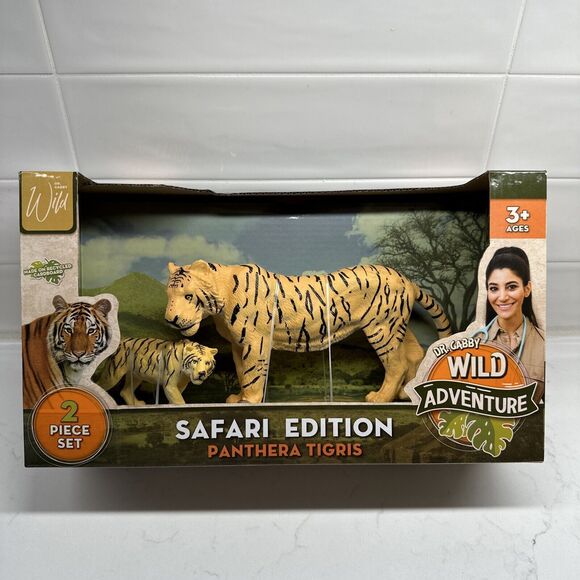 Dr Gabby Safari Adventure Tiger 2 Piece Toy Set Panthera Tigris - Picture 3 of 13
